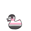 Demigirl Pride Ducky
