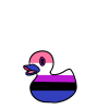 Genderfluid Pride Ducky