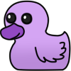 Purple Big Headed Ducky