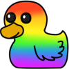 Rainbow Big Headed Ducky